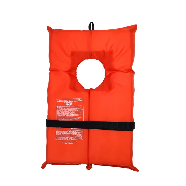 Alt view image 4 of 6 - Ozark Trail Type II PFD Life Jacket With Adjustable Belt, International Orange, Unisex Adult