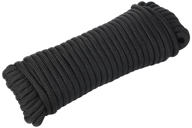 Main image of Ozark Trail 1100 lb Polyester Paracord Rope, 50', Black