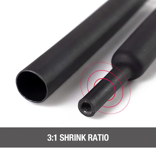 Alt view image 5 of 6 - Ozark Trail 100-Piece 3:1 Adhesive-Lined Dual-Wall Marine Heat Shrink Tubing Kit