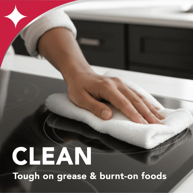 Alt view image 3 of 5 - Weiman Cooktop Cleaner and Polish Cream 15oz Unscented for Glass, Ceramic and Induction Surfaces