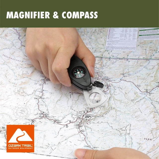 Alt view image 5 of 6 - Ozark Trail 4-Function Plastic Whistle (2-Pack), Black