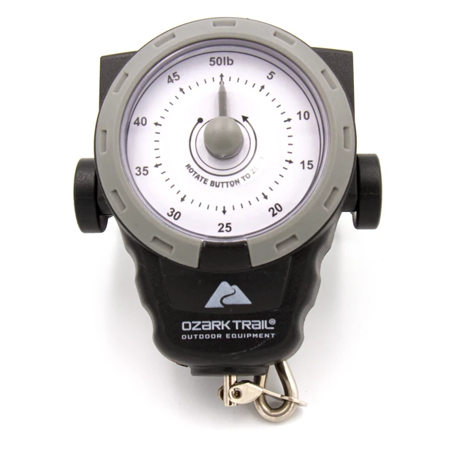 Alt view image 3 of 6 - Ozark Trail 50 lb Portable Analog Dial Fish Scale with Tape Measure