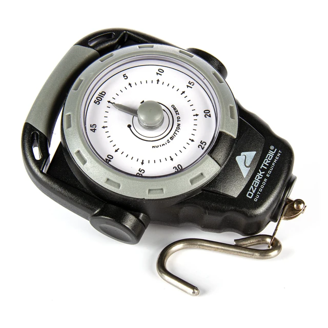 Alt view image 5 of 6 - Ozark Trail 50 lb Portable Analog Dial Fish Scale with Tape Measure
