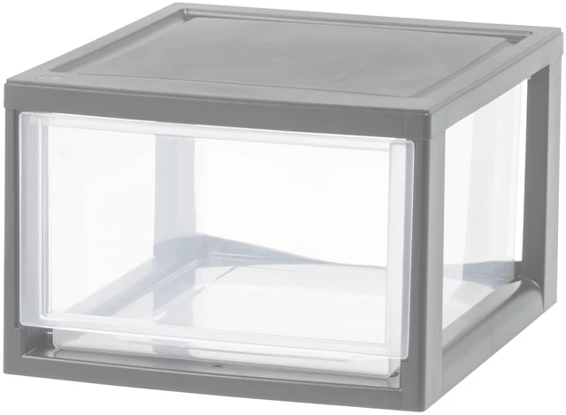 Main image of IRIS 14Qt Medium Plastic Under Bed Storage Drawers, Stackable, Modular