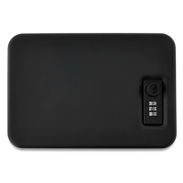 Alt view image 5 of 5 - Pen+Gear Portable Safe with Combination Lock, Black, 9.5" x 6.5"