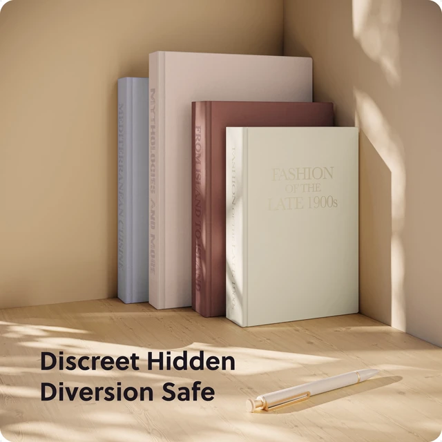 Alt view image 2 of 6 - U Brands Book Diversion Safe, 8.66 x 6.02 x 1.77 in, Hidden Combination Lock Cash Money Box