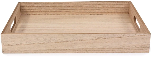 Main image of Hello Hobby Wooden Decor Tray With Handles, Customizable
