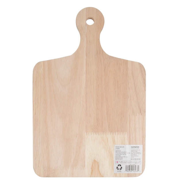 Alt view image 4 of 5 - On the Surface Wood Decorative Square Serving Tray with Handle, Customizable