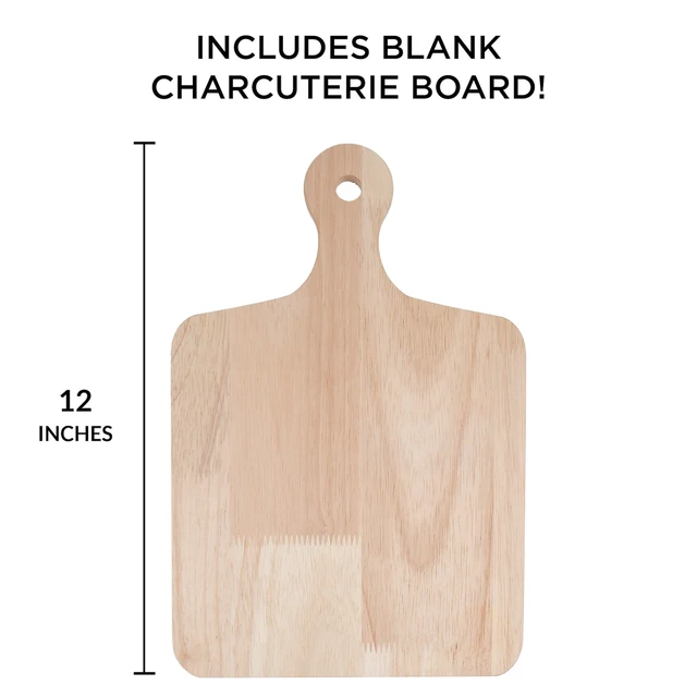 Alt view image 5 of 5 - On the Surface Wood Decorative Square Serving Tray with Handle, Customizable