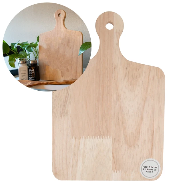Alt view image 2 of 5 - On the Surface Wood Decorative Square Serving Tray with Handle, Customizable