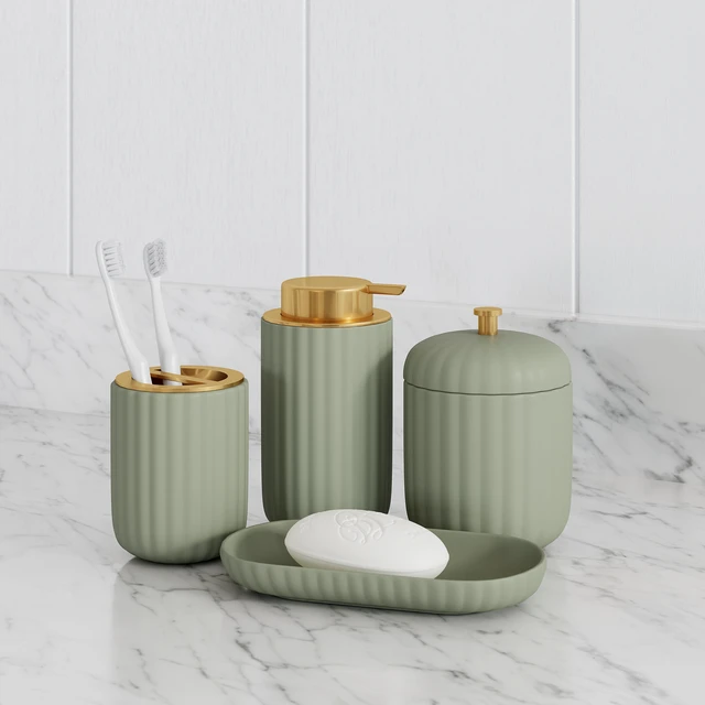 Alt view image 5 of 6 - Beautiful by Drew Barrymore Bathroom Tray - Green