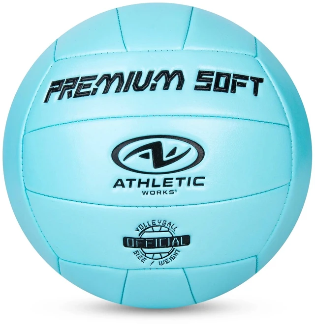 Main image of Athletic Works Size 5 Premium Soft Volleyball Blue