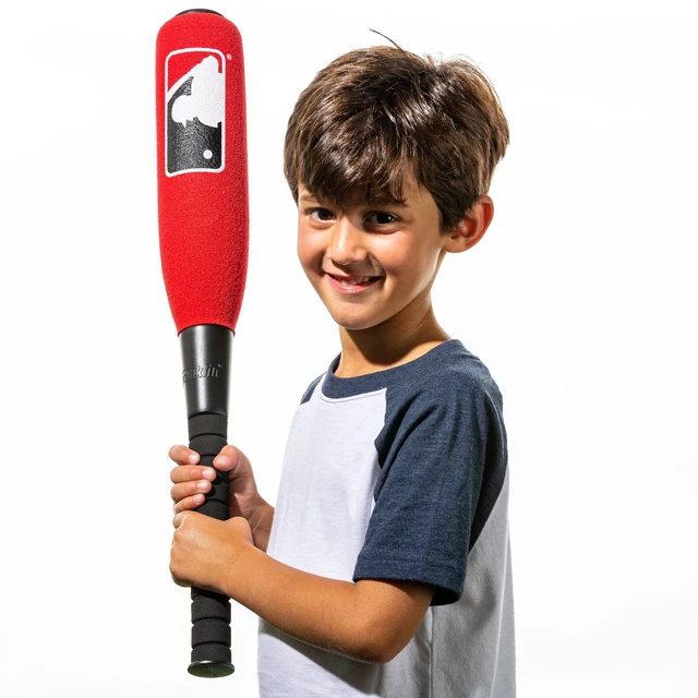 Alt view image 6 of 6 - Franklin Sports MLB Kids Foam Baseball Bat and Ball Set - Red - 24" - Oversize Foam for Toddlers
