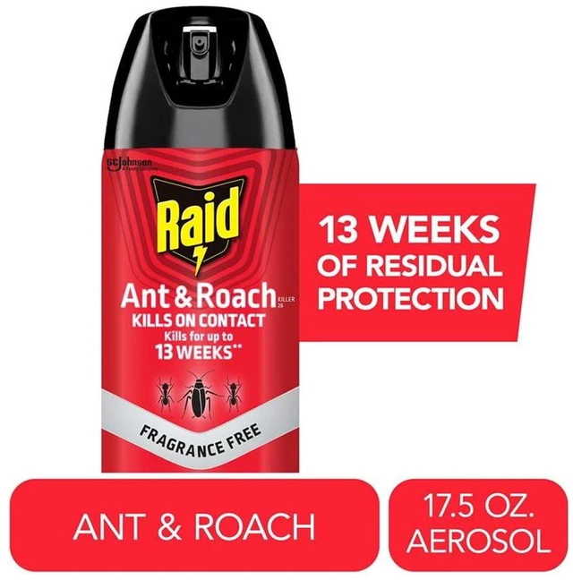 Main image of Raid Ant & Roach Insect Killer, Fragrance Free, 17.5 oz