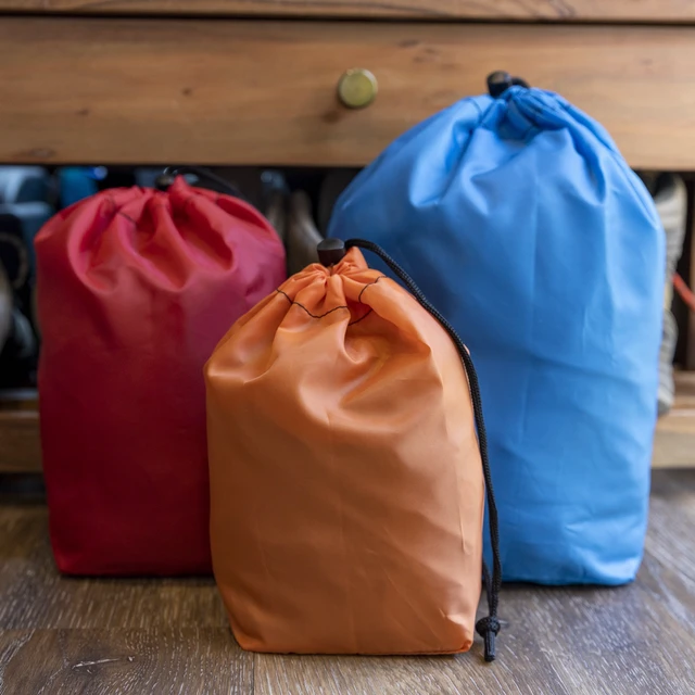 Alt view image 5 of 6 - Outdoor Products Ditty Bag 3 Pack Stuff Bags, 16.2L, Assorted, Drawstring Closure, Unisex Adult