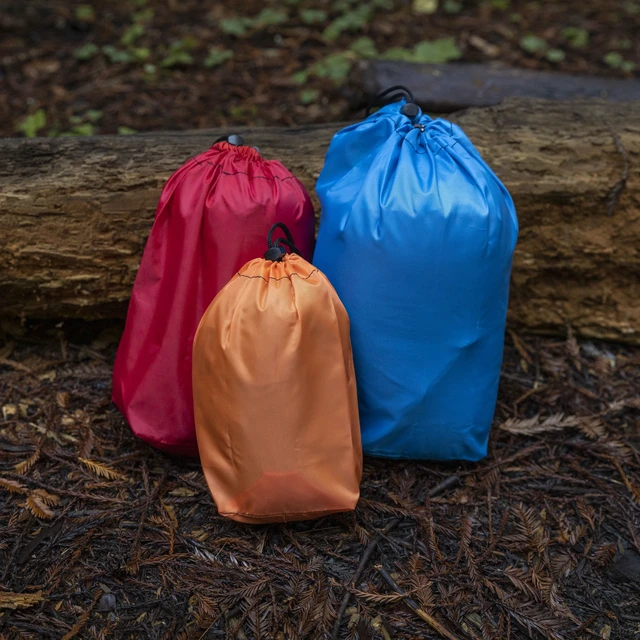 Alt view image 2 of 6 - Outdoor Products Ditty Bag 3 Pack Stuff Bags, 16.2L, Assorted, Drawstring Closure, Unisex Adult