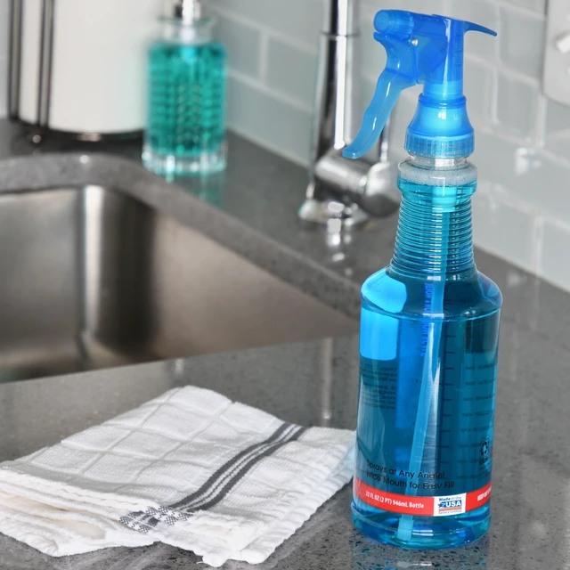 Alt view image 4 of 6 - Great Value 32 fl oz Wide Mouth All-Angle Spray Bottle (2 Pack)