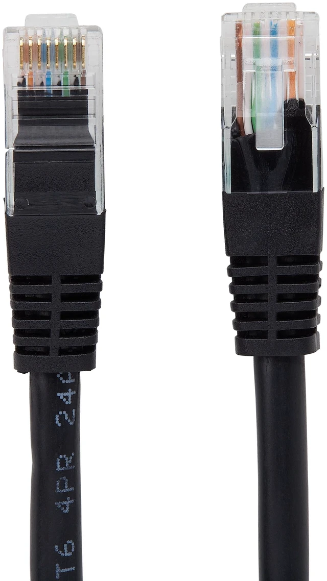 Alt view image 2 of 6 - onn. Cat6 Ethernet Patch Cable, Stranded RJ45 Network Cable, 14ft, Black