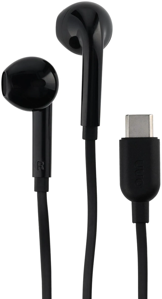 Main image of onn Earbuds with USB-C Connector, Black
