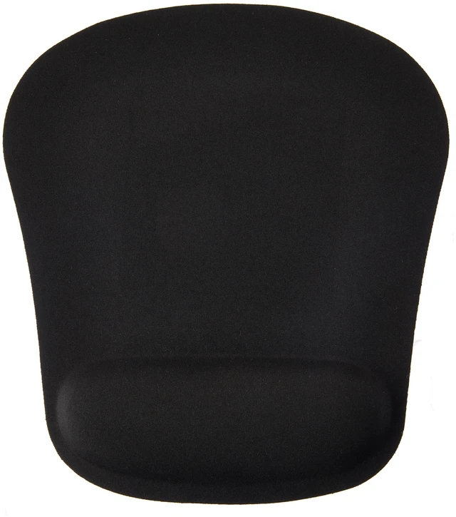 Main image of Onn. Mouse Pad with Memory Foam Wrist Rest, Black