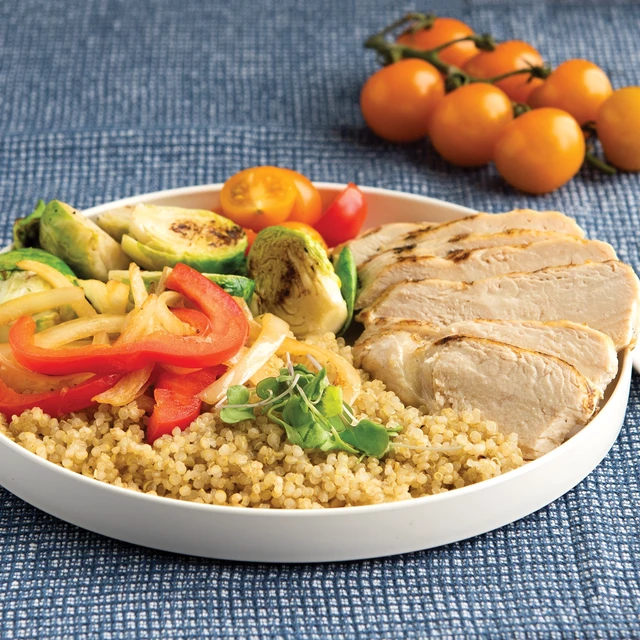 Alt view image 3 of 6 - Nordic Ware 4-Pack 10" Plastic White Plates and Bowls Microwave Safe