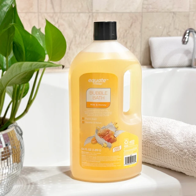 Alt view image 5 of 6 - Equate Bubble Bath, Milk and Honey, 64fl oz
