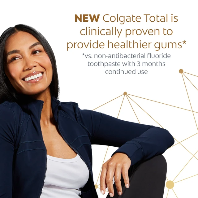 Alt view image 4 of 6 - Colgate Total Active Prevention Deep Clean Toothpaste 5.1 oz 2 Pack Mint