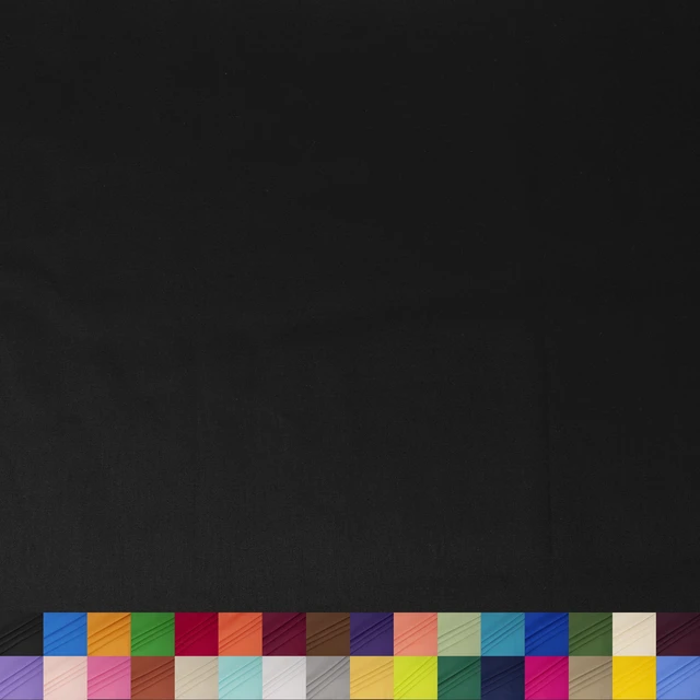 Alt view image 3 of 6 - Waverly Inspirations 100% Cotton Solids Fabric 2 Yard Cut 44" Wide Onyx for Quilting and Sewing