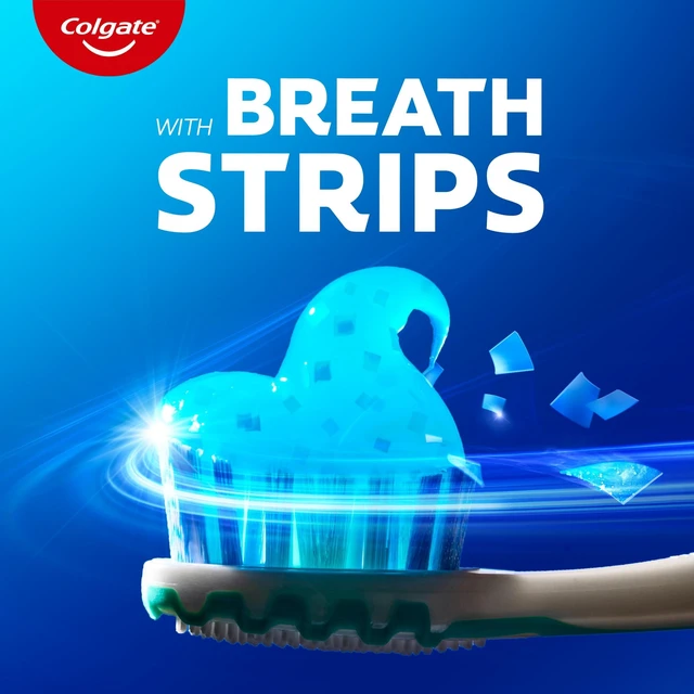 Alt view image 4 of 6 - Colgate Max Fresh Whitening Toothpaste with Mini Breath Strips, Cool Mint, 6.3oz Tube
