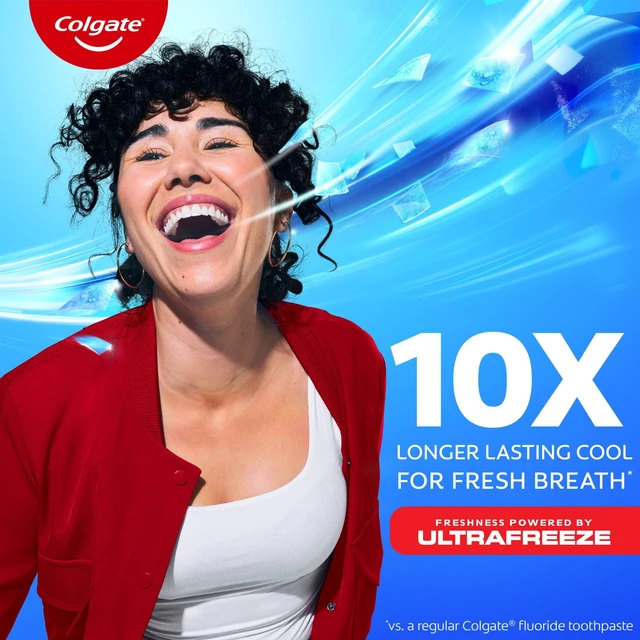 Alt view image 6 of 6 - Colgate Max Fresh Whitening Toothpaste with Mini Breath Strips, Cool Mint, 6.3oz Tube