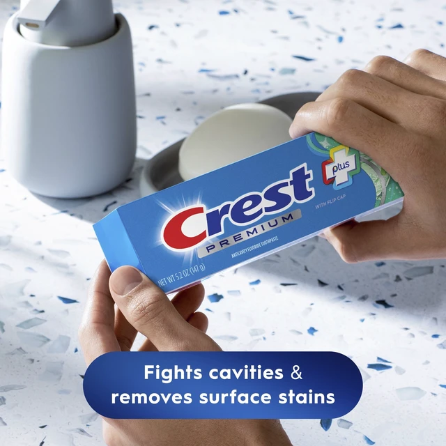 Alt view image 5 of 6 - Crest Premium Plus Scope Toothpaste, Minty Fresh Flavor, 5.2oz