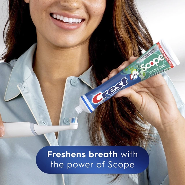 Alt view image 4 of 6 - Crest Premium Plus Scope Toothpaste, Minty Fresh Flavor, 5.2oz