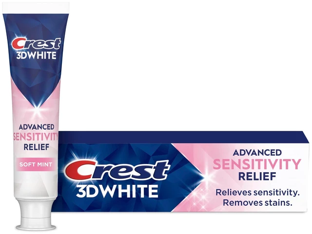 Main image of Crest 3DWhite Advanced Sensitivity Relief Toothpaste 3.3oz