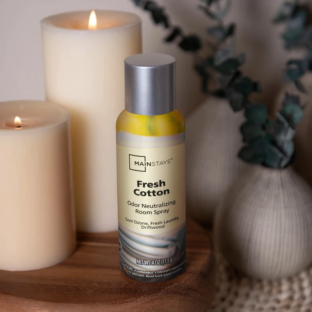 Alt view image 6 of 6 - Mainstays Odor Neutralizing Room Spray, Fresh Cotton, 4 fl oz