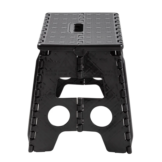 Alt view image 5 of 6 - Mainstays One Step Folding Step Stool, Black Plastic