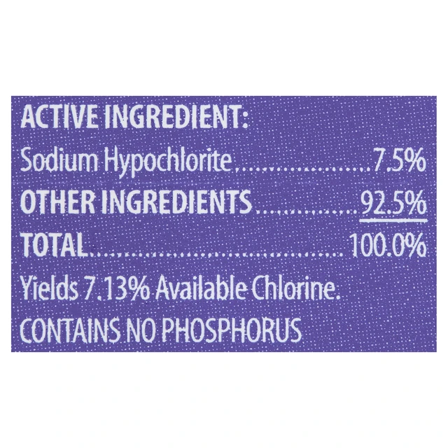 Alt view image 4 of 7 - Great Value Concentrated Liquid Bleach, 121 Fl Oz