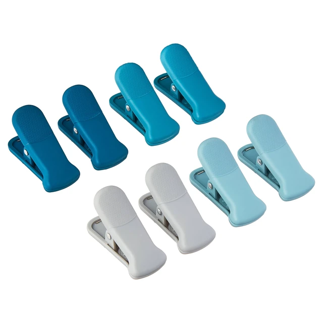 Alt view image 4 of 5 - Mainstays 8-Piece Magnetic Plastic Bag Clips Set, Multicolor