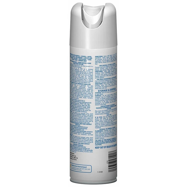 Alt view image 4 of 6 - Great Value Disinfectant Spray, Crisp Linen Scent, 19 oz