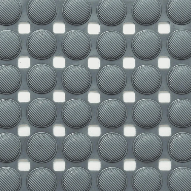 Alt view image 3 of 6 - Mainstays Air Pocket Bathtub Mat, Gray