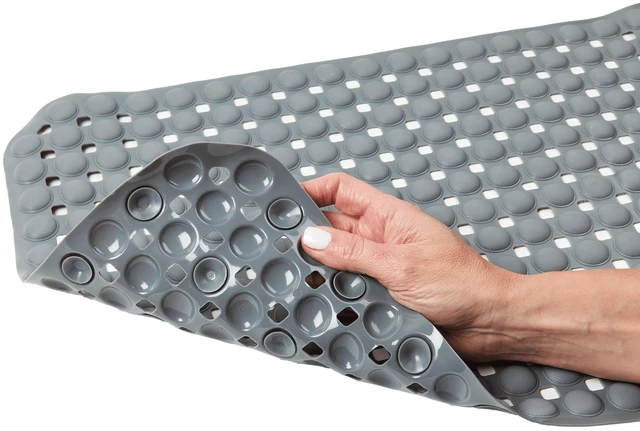 Alt view image 4 of 6 - Mainstays Air Pocket Bathtub Mat, Gray