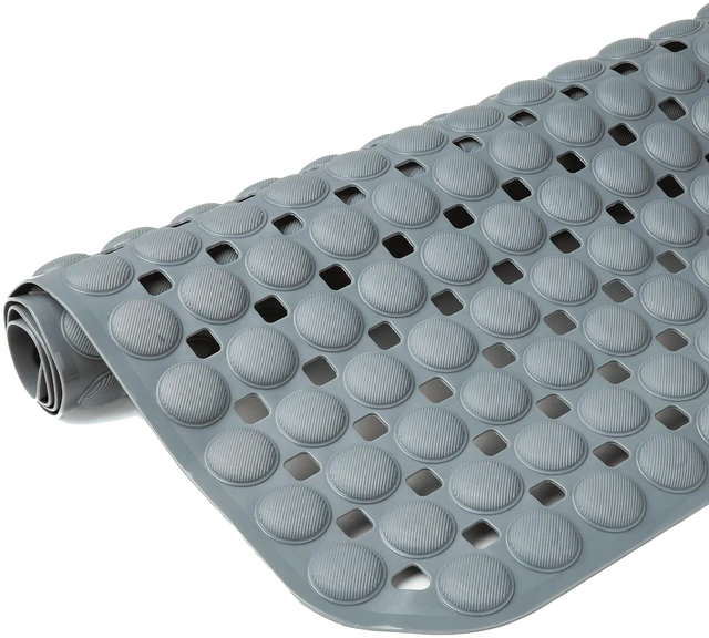 Alt view image 5 of 6 - Mainstays Air Pocket Bathtub Mat, Gray