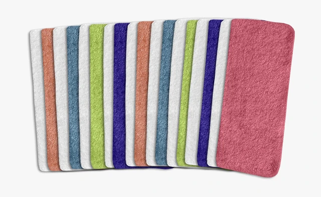 Main image of Mainstays 18-Pack Washcloth Bundle, True Bright