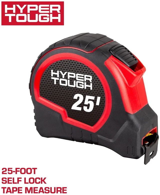 Main image of Hyper Tough 25ft Self Lock Steel Tape Measure