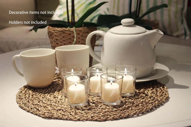 Alt view image 2 of 6 - Mainstays Unscented Votive Candles, Ivory, 16-Pack