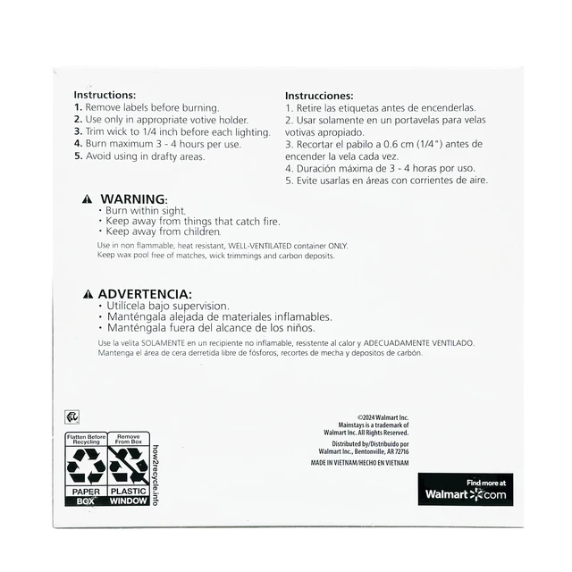 Alt view image 4 of 6 - Mainstays Unscented Votive Candles, Ivory, 16-Pack