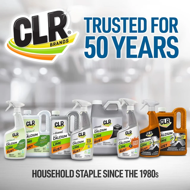 Alt view image 3 of 7 - CLR Brands 2X CLR Calcium Lime And Rust Remover Open Stock 32 fl oz Trigger