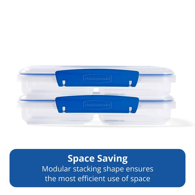 Alt view image 2 of 6 - Rubbermaid Pack & Go 3.43cups/0.87quarts Large Divided Snack Container, Four-Compartment Design