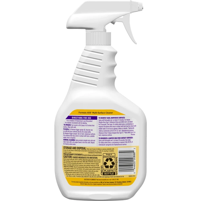 Alt view image 3 of 5 - Formula 409 Multi-Surface Cleaner Spray, Lemon Fresh, 32 fl oz