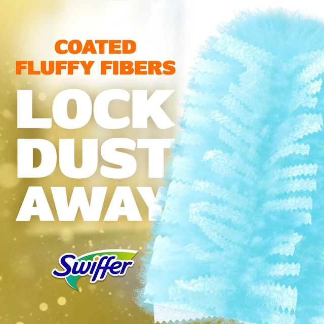 Alt view image 5 of 6 - Swiffer Dusters Cleaning Kit Unscented, Feather Duster Alternative, 1 Handle + 5 Refills