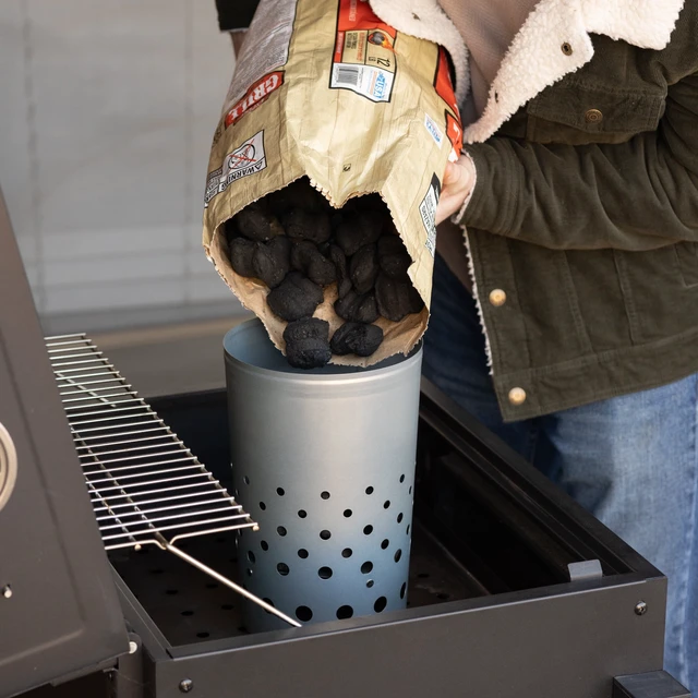 Alt view image 3 of 5 - Expert Grill Charcoal Chimney Starter with Safety Handle for Outdoors